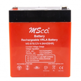 باتری خشک 12 ولت 4.5 آمپر ساعت مارک MSCO