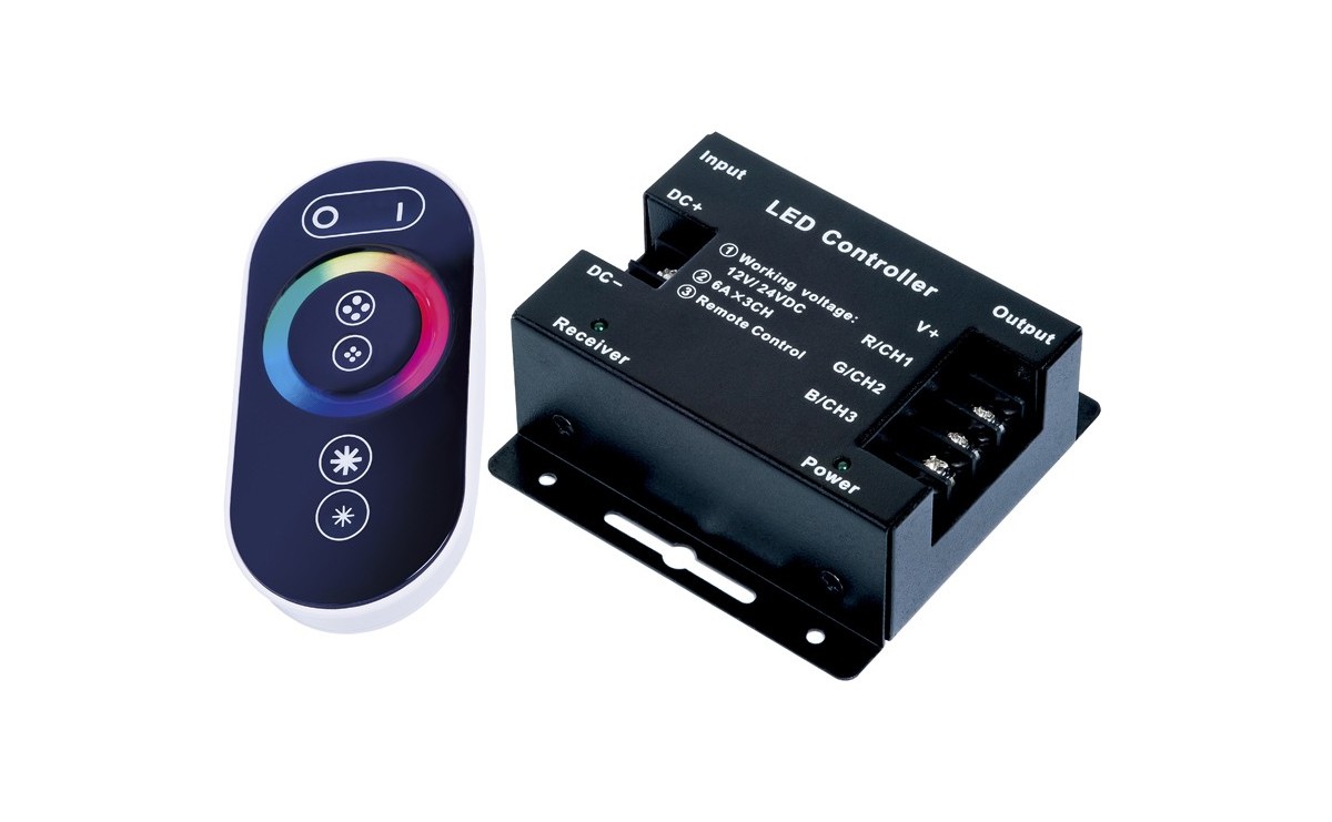 درایور و کنترلر RGB مدل TOUCH - کنترل از راه دور CT-A02 - 18A
