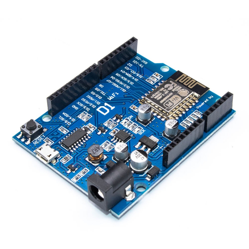 برد توسعه WeMos D1 با هسته WiFi ESP8266 مدل ESP-8266EX سازگار با Arduino