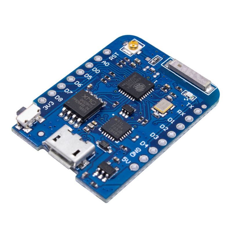 برد Wemos D1 Mini Pro با درایور CP2104 و 16Mb حافظه داخلی