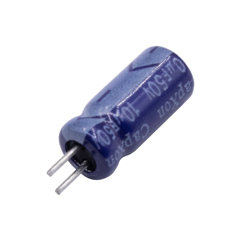 خازن الکترولیتی 10uF / 50V مارک CAPXON 