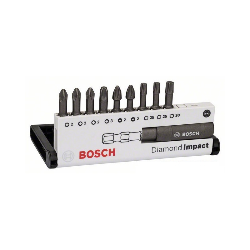 ست 9 تایی سری پیچ گوشتی شارژی مارک BOSCH اصل