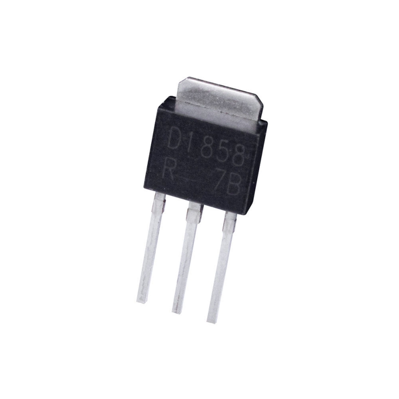 ترانزیستور D1858 نوع NPN تایوانی مارک Taiwan Semiconductor پکیج TO-251