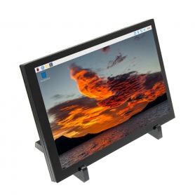 نمایشگر 10.1 اینچ IPS رنگی با تاچ خازنی 1280x800 با ورودی HDMI مخصوص رزبری پای