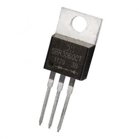 دوبل دیود SBR3060CT تایوانی مارک Diodes Incorporated پکیج TO-220
