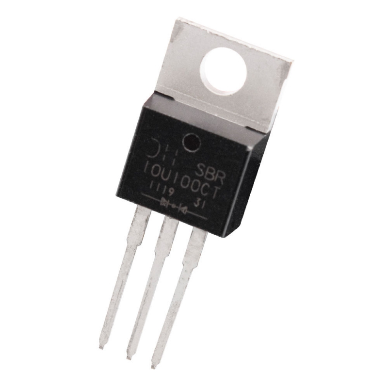 دوبل دیود SBR10U100CT تایوانی مارک Diodes Incorporated پکیج TO-220