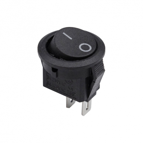 کلید راکر دوحالته گرد کوچک 14x12mm