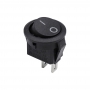 کلید راکر دوحالته گرد کوچک سایز 14x12mm مدل KCD1-601S-2P