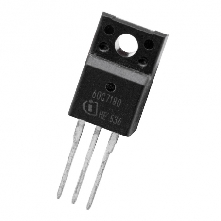 ماسفت 60C7180 تایوانی مارک Infineon پکیج TO-220FP