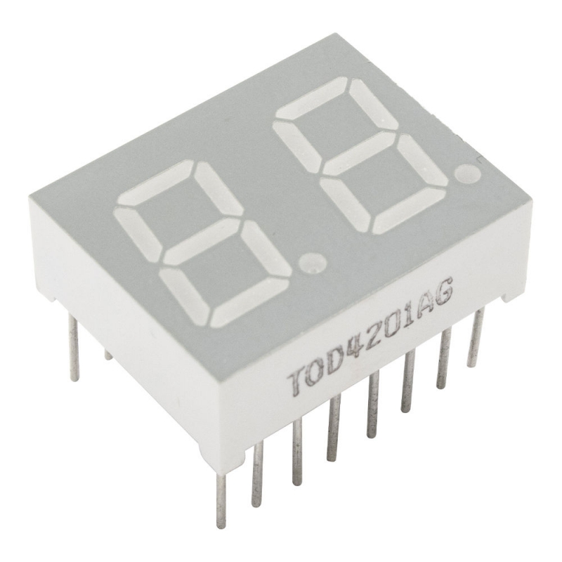 سون سگمنت 2 دیجیت 0.4 اینچ سبز کاتد مشترک کد TOD-4201