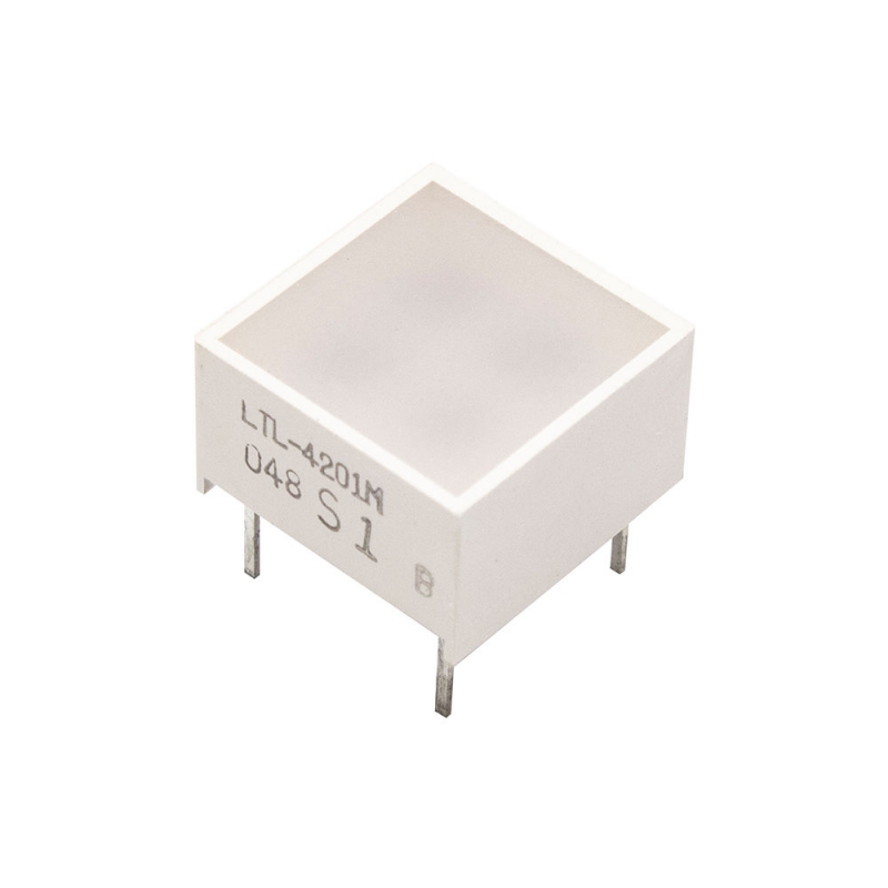 نشانگر - LED مربعی دورنگ قرمز-نارنجی 10x10mm مارک LITE-ON کد LTL-4201