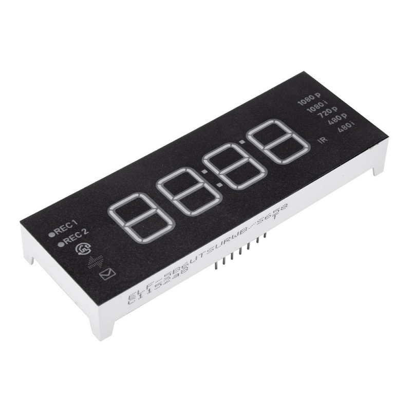 سون سگمنت 4 دیجیت چند منظوره ساعتی 0.56 اینچ دو رنگ آند مشترک سایز 84x30mm