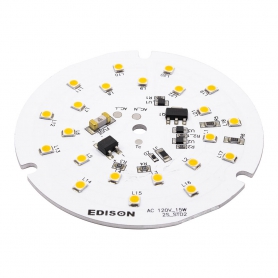 LED DOB سفید طبیعی 120VAC 15W قطر 70mm مارک EDISON