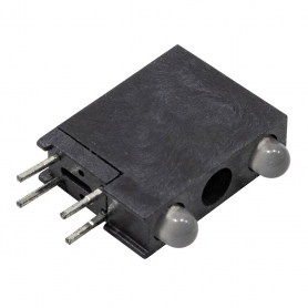 LED قابدار دوبل دو رنگ سبز-نارنجی رایت 3mm