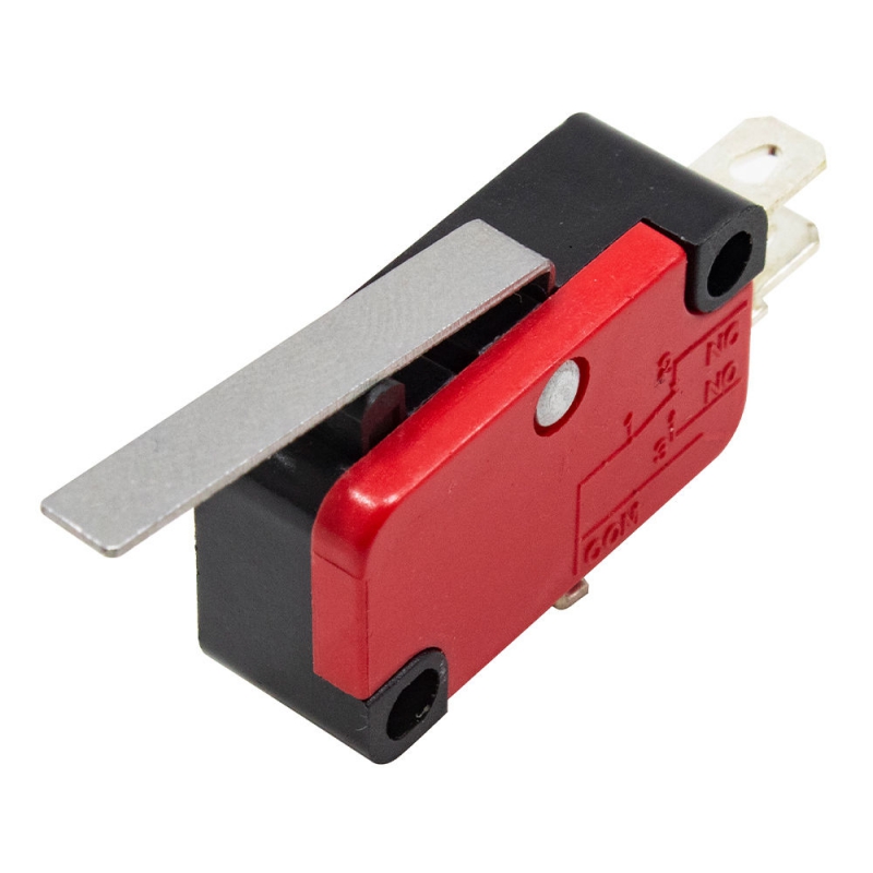 میکروسوئیچ 15A 250VAC اهرم دار 28mm مدل V-152-1C25