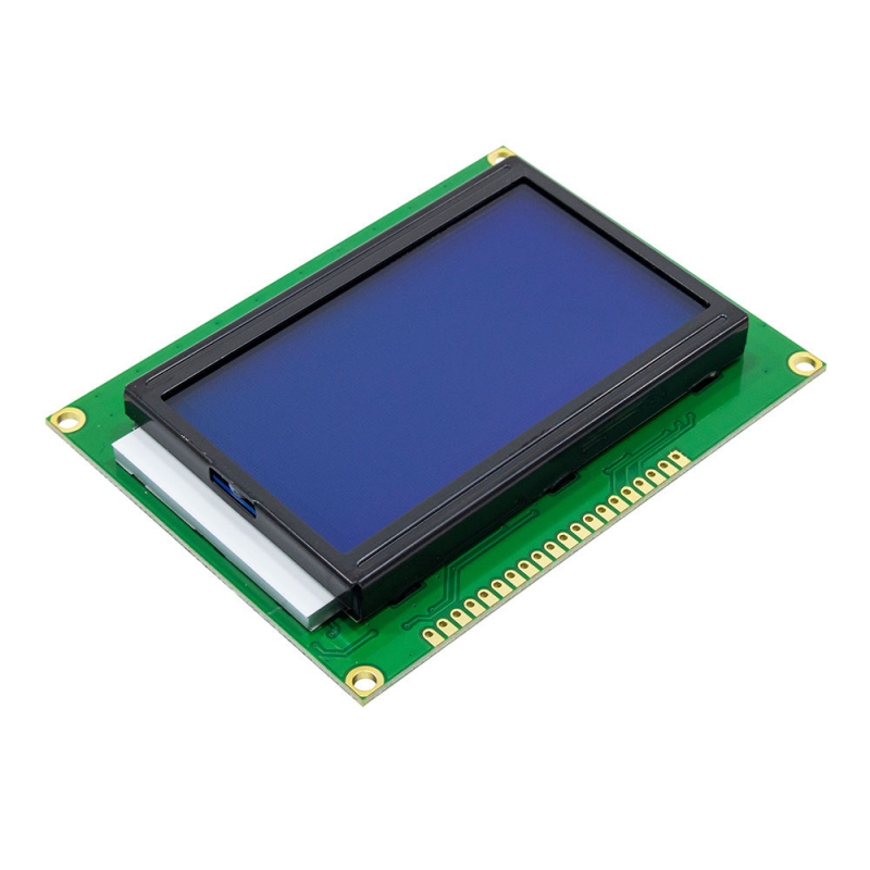 نمایشگر GLCD 64x128 گرافیکی بک لایت آبی با درایور ST7920