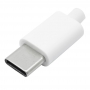 کانکتور USB Type-C نری (Plug) به همراه کاور سفید 