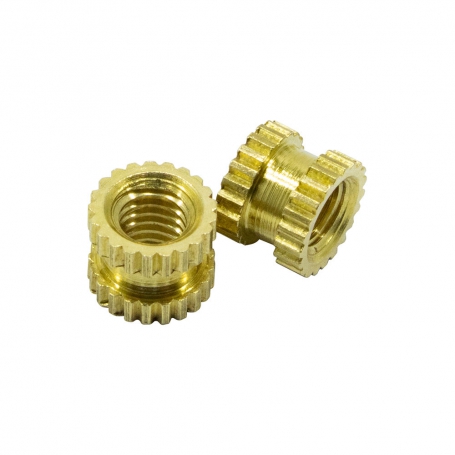 مهره برنجی آج دار اینسرتی M3 طول 4mm