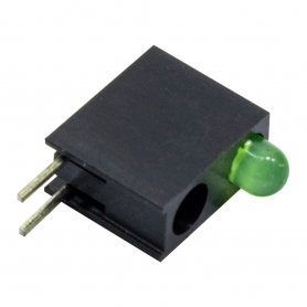 LED قابدار تکی سبز رایت 3mm مدل 1x2 بسته500 تایی