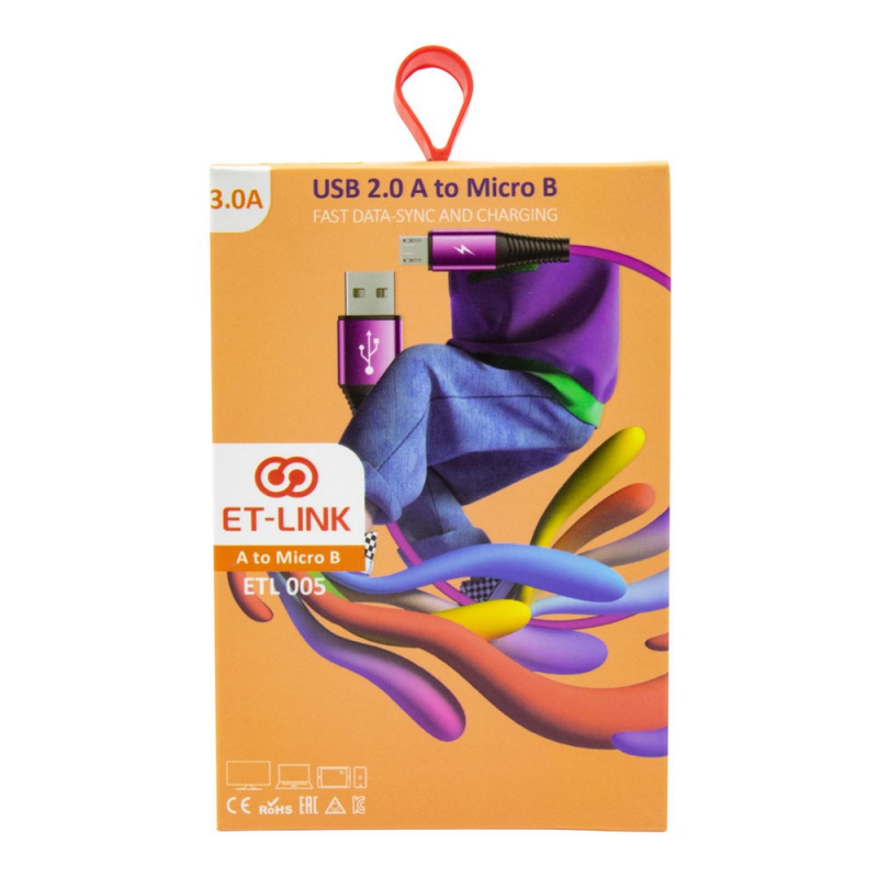 کابل شارژر Micro USB مارک ET-LINK مدل ETL005
