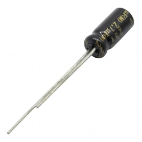 خازن الکترولیتی بدون پلاریته 2.7uF / 25V ژاپنی مارک ELNA سری SILMIC خازن الکت