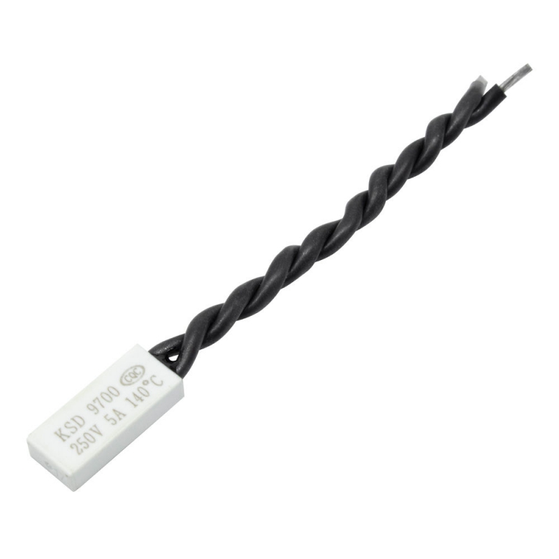 ترموسوئیچ حرارتی 140 درجه 5 آمپر NC کد KSD-9700