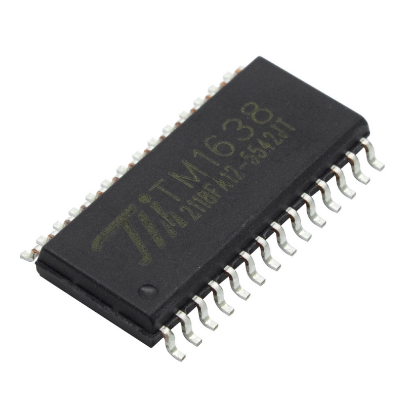 تراشه TM1638 درایور LED و سگمنت پکیج SOP-28