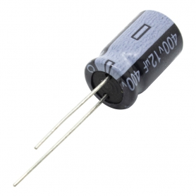خازن الکترولیتی 12uF / 400V تایوانی مارک TAICON سری AQ