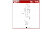 فرستنده IR مادون قرمز 3mm کالیبره شده کد KEL-304C-E مارک SIVAGO 