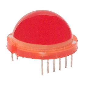 نشانگر - LED دایره ای قرمز کروی قطر 22.5mm