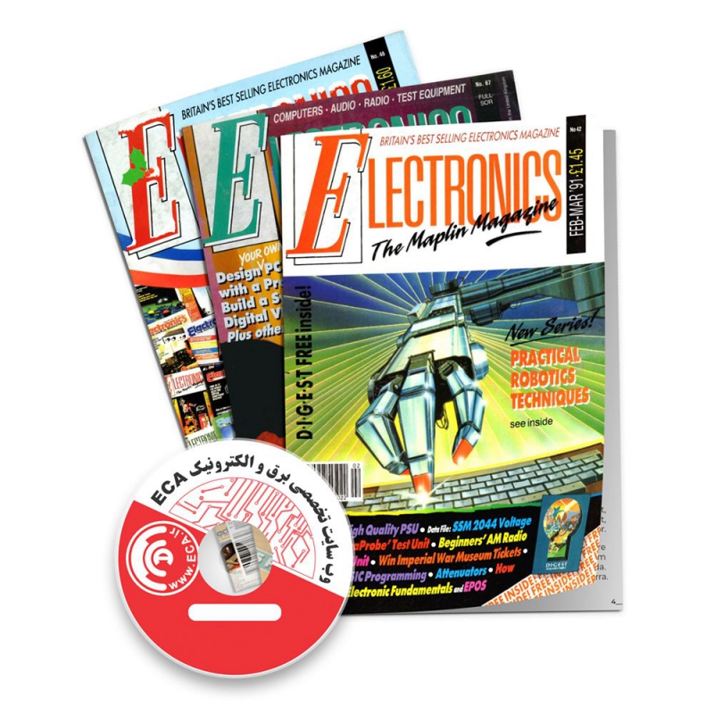 مجموعه 21 ساله مجلات Maplin-Electronics از سال 1981 تا 2001