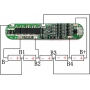 ماژول شارژ و دشارژ BMS باتری لیتیومی 5 سل 15 آمپر