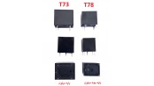 رله 12V-10A پایه میلون T73 مارک HKF کد JQC-3FP