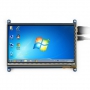 نمایشگر 7 اینچ لمسی دارای ورودی HDMI مناسب برد های دارای پورت HDMI رزولوشن 1024x600