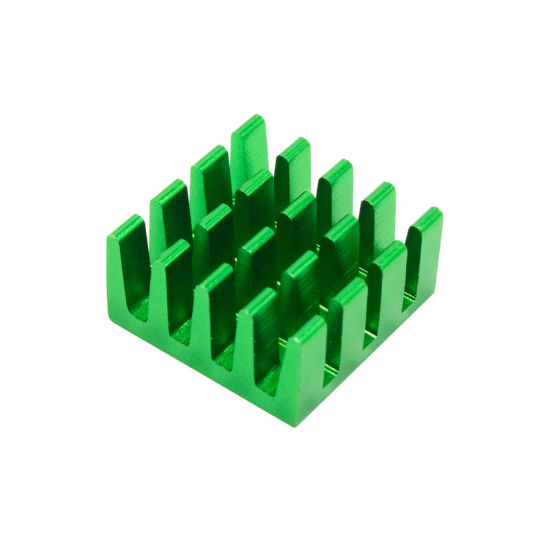 هیت سینک مخصوص پردازنده و تراشه های SMD رنگ سبز سایز 14x14x7mm