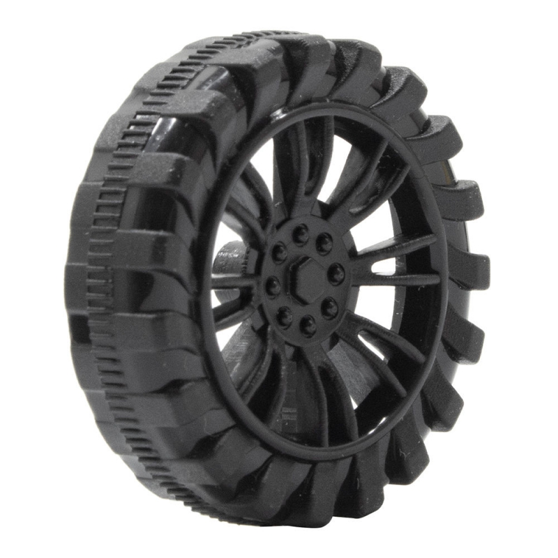 چرخ ربات پلاستیکی کوچک سایز 35x10mm
