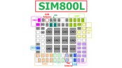 برد راه‌انداز SIM800L ایرانیک با رابط USB/RS232 و تغذیه 12V