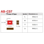 آنتن SMD سرامیکی AB-C07 فرکانس 2.4GHZ
