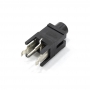 جک TRRS استریو 3.5mm مادگی ایستاده