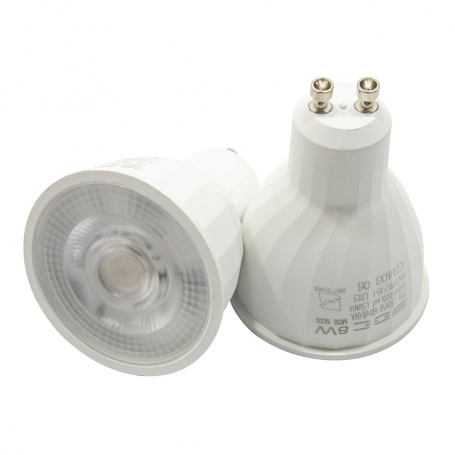 لامپ هالوژن 8 وات پایه استارتی سفید طبیعی لنز دار مارک EDC