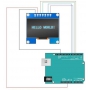 ماژول OLED 0.96 inch دو رنگ زرد-آبی رزولیشن 128x64 دارای رابط I2C و SPI