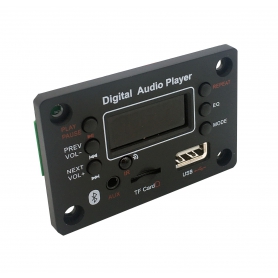 پخش کننده بلوتوثی 12V پنلی MP3 پشتیبانی از MicroSD و USB با ریموت کنترل مدل G016B