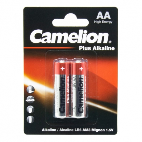 باتری قلمی آلکالاین دوتایی مارک Camelion پک Plus Alkaline