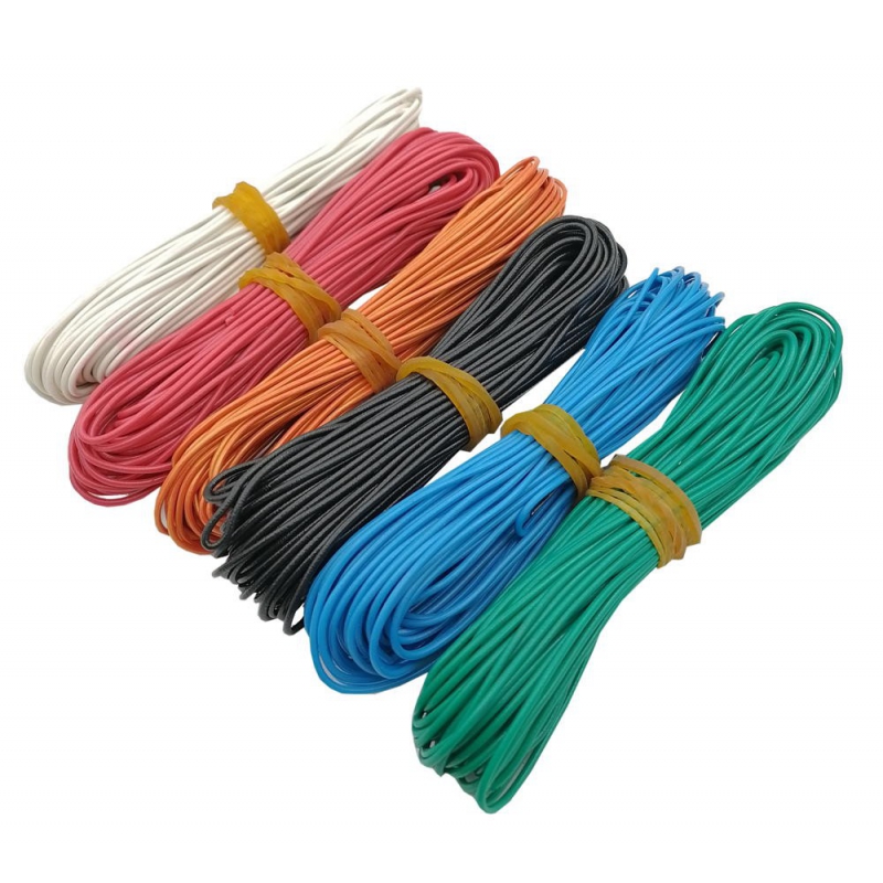 سیم افشان نسوز سایز 1x0.5 سبز 5 متری