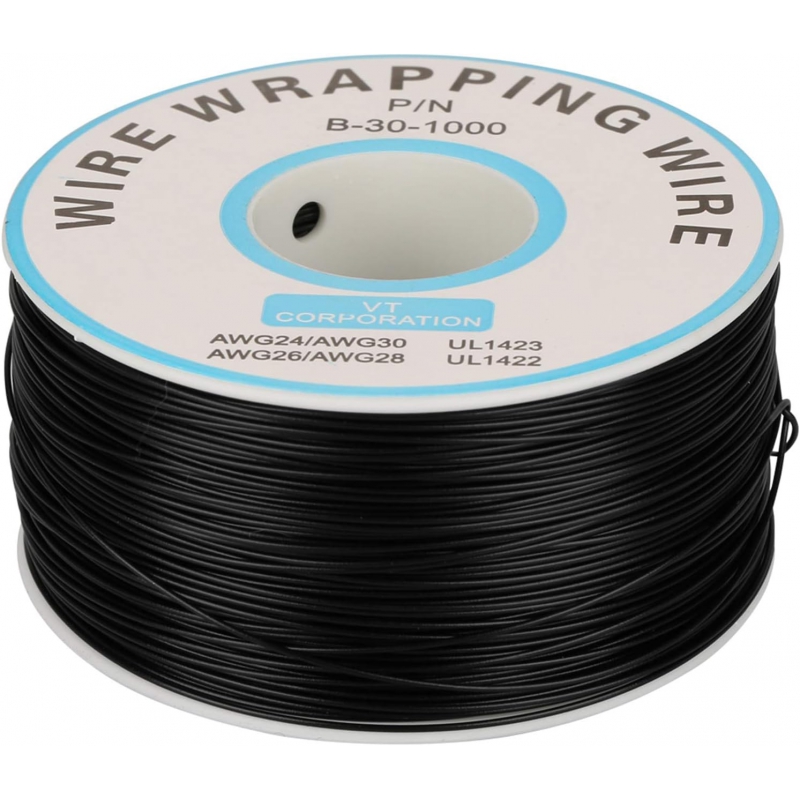 سیم وایرپ WRAPPING حلقه ای مشکی کد B-30-1000