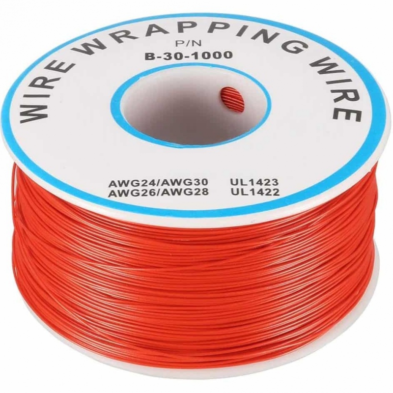 سیم وایرپ WRAPPING حلقه ای قرمز کد B-30-1000