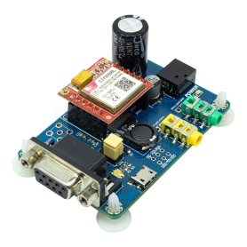 برد راه‌انداز SIM800L ایرانیک با رابط USB/RS232 و تغذیه 12V
