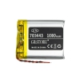 باتری لیتیوم پلیمر 3.7v ظرفیت 1000mAh مارک GR.STORE کد 703443