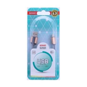 کابل شارژ پاوربانک Micro USB سومو SOMO مدل SU501