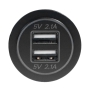 شارژر USB خودرویی روپنلی گرد دو خروجی 2.1 آمپر